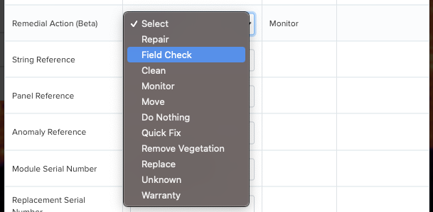 You can change the remedial action of an anomaly.