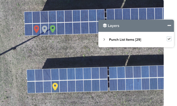 Punch list items in Fuse platform