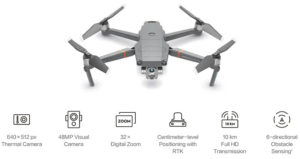 Specifications of the Mavic 2 Enterprise Advanced